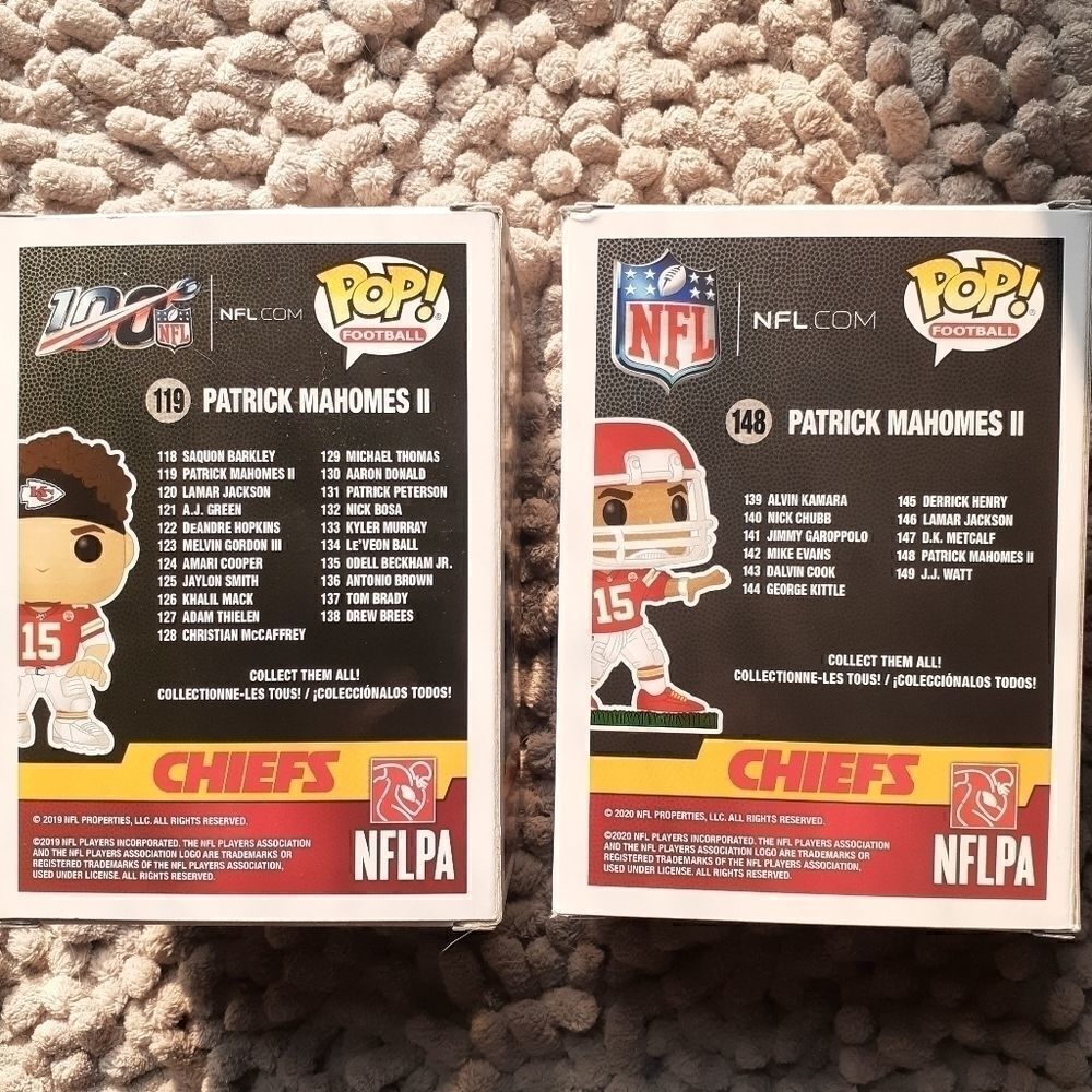 Patrick Mahomes Funko Pops (Lot of 2) - Picture 5 of 6